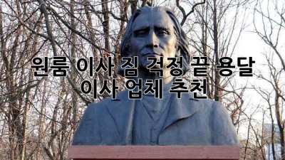 원룸 이사, 짐 걱정 끝! 용달 이사 업체 추천