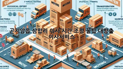 🚚 곤지암읍 삼합리 이사, 시간 조정 꿀팁 대방출! #이사서비스